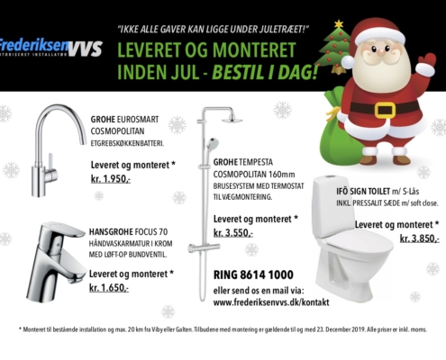 VVS tilbud julen 2019