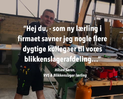 Blikkenslagere søges