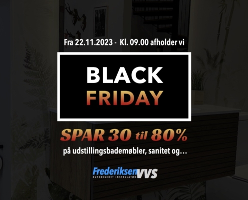 Black Friday 2023, Frederiksen VVS
