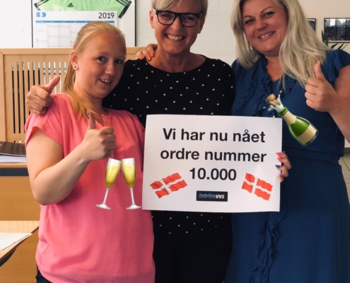 Ordre nr. 10.000 i Frederiksen VVS!